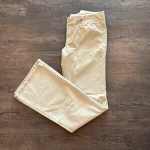 American Eagle Outfitters 10 Long Vintage Y2K Khaki Bootcut Corduroy Pants‎